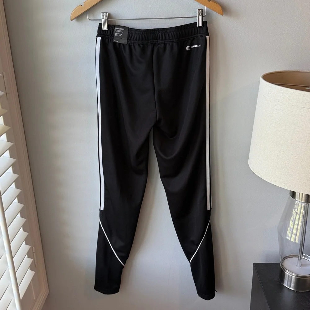 NWT Adidas Men's Tiro 25‎ Black Essentials Aeroready Football Track Pants